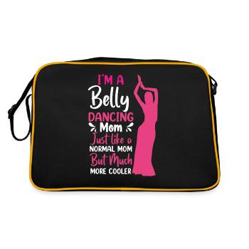 Danseuses du ventre drôles, danseuses swing de danse du ventre - Sac Retro - noir/or - Dos