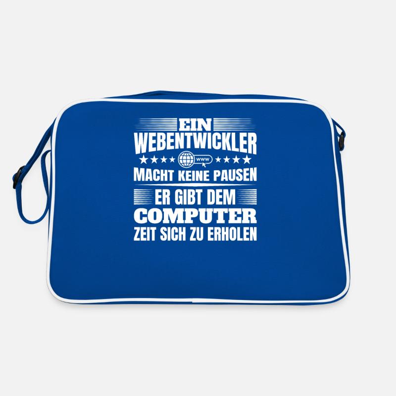 Webentwickler Programmierer UI/UX-Designer Retro Tasche