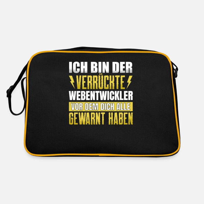 Webentwickler Programmierer Informatiker Retro Tasche