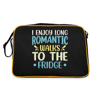Funny Quotes And Jokes Humor And Laughter - Retro Bag - black/gold - Back