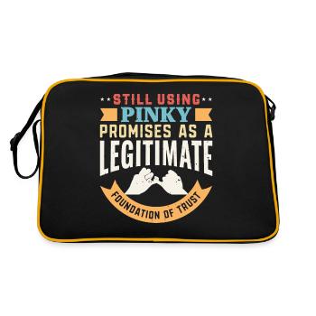Funny Quotes And Jokes Comedy And Laughter - Retro Bag - black/gold - Back