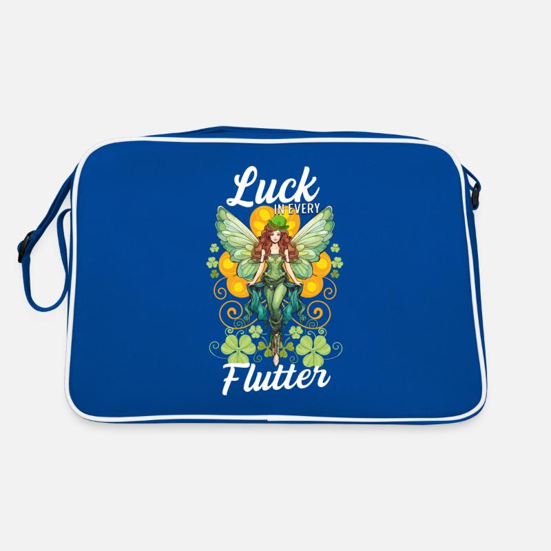 St. Patrick's Day: Glück in jedem Flattern Retro Tasche