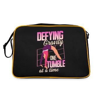 Tumbling Fitness Acrobatics - Retro Bag - black/gold - Back