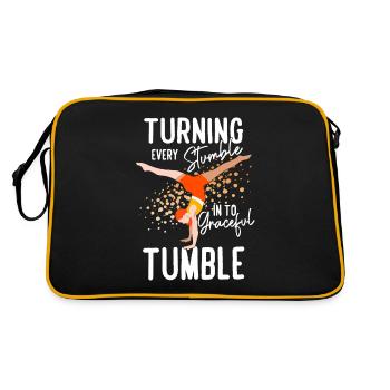 Tumbling Fitness Acrobatics - Retro Bag - black/gold - Back