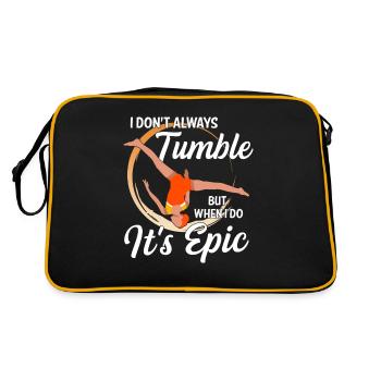 Tumbling Fitness Acrobatics - Retro Bag - black/gold - Back