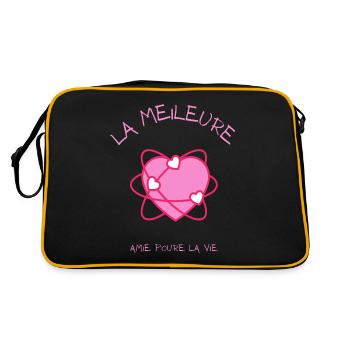 la meileure amie poure la vie - Sac Retro - noir/or - Dos