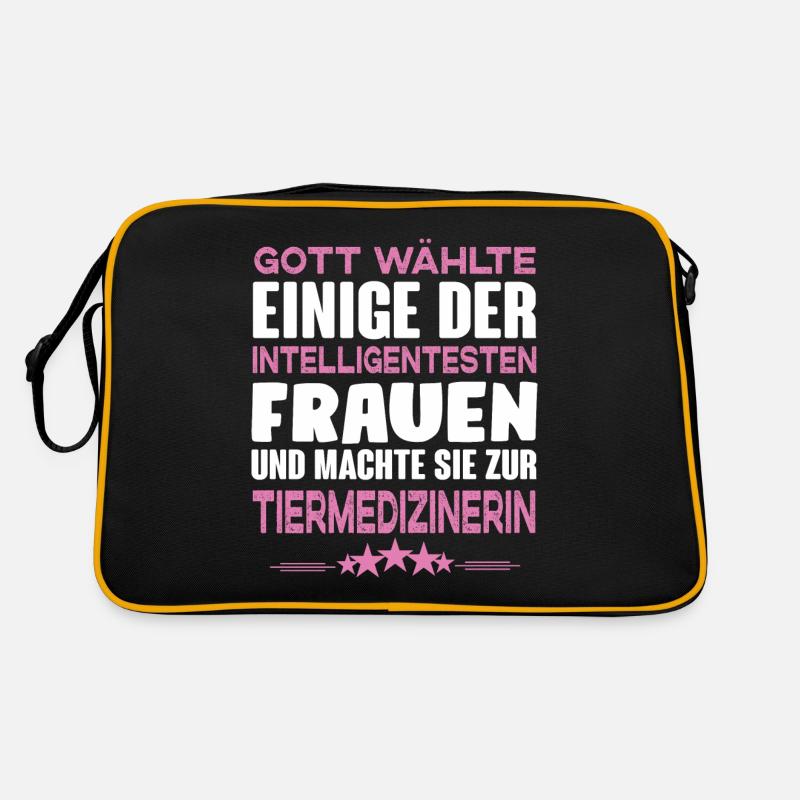 Tiermedizin - Tiermedizinerin Retro Tasche