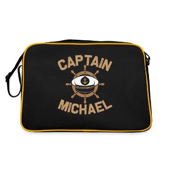 Sailing Captain - Sac Retro - noir/or - Dos