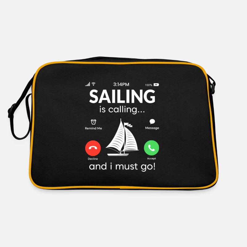 sailing is calling and I must go Retro Bag