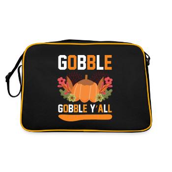 Citation de Thanksgiving Gobble Gobble Y All - Sac Retro - noir/or - Dos
