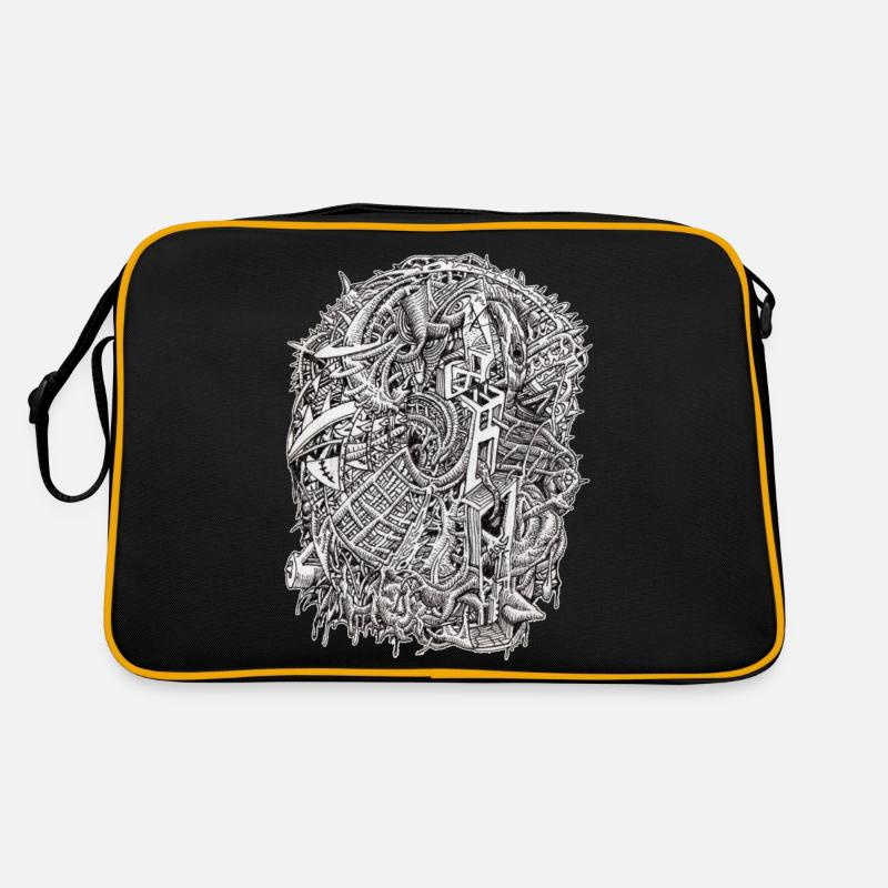 Weirdhead by Brian Benson - Retro Bag - black/gold