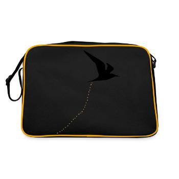 Kackvogel oiseaux merde oiseau merde 2c - Sac Retro - noir/or - Dos