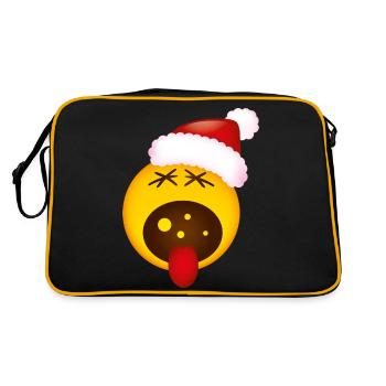Smiley Christmas Scream - Sac Retro - noir/or - Dos