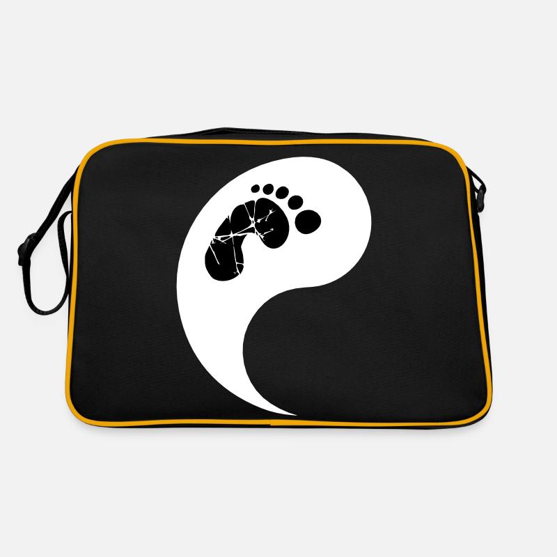 Demi-bébé blanc Sac Retro