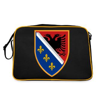Bosna Albania - Retro Bag - black/gold - Back