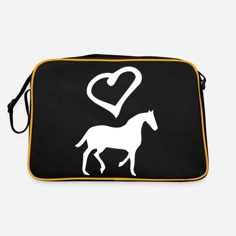 Cheval - Sac Retro - noir/or