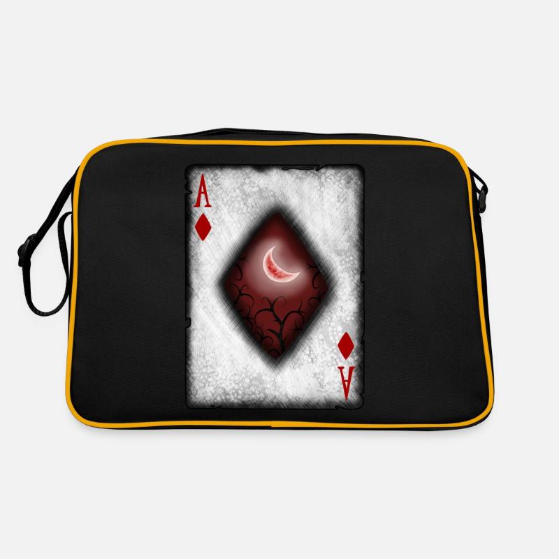 Ace Karo avec la Lune - Sac Retro - noir/or