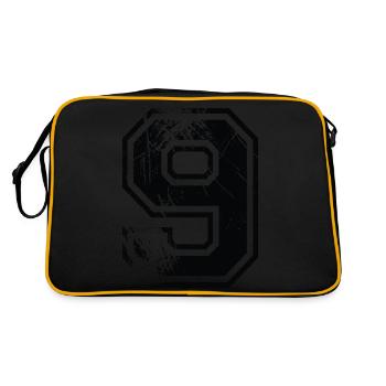 Number 9 Team Football Baseball Basketball University - Retro Bag - black/gold - Back