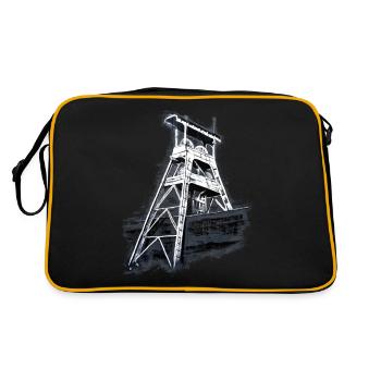 Herten Colliery Ewald Puits 7 - Sac Retro - noir/or - Dos