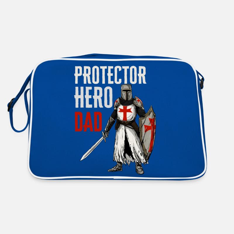 Protector, Hero, Father - Templar Retro Bag