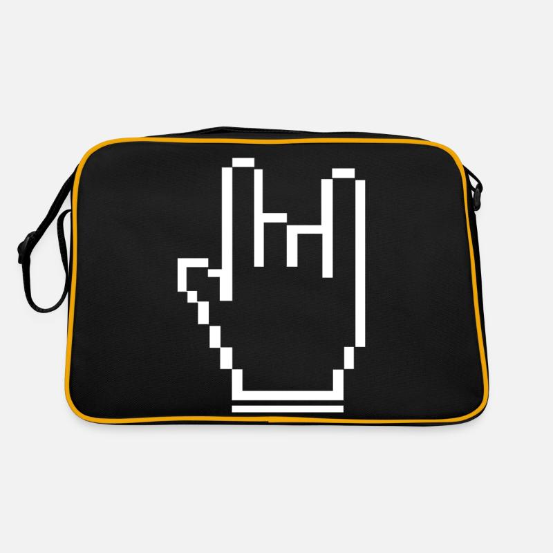 Metal chip fork - Retro Bag - black/gold