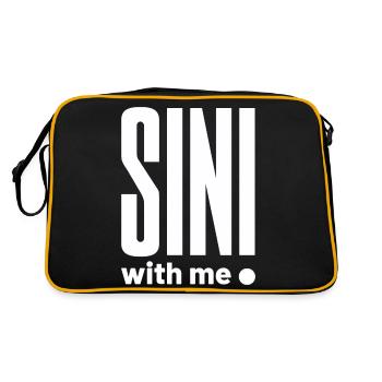 SIN with me white - Retro Bag - black/gold - Back