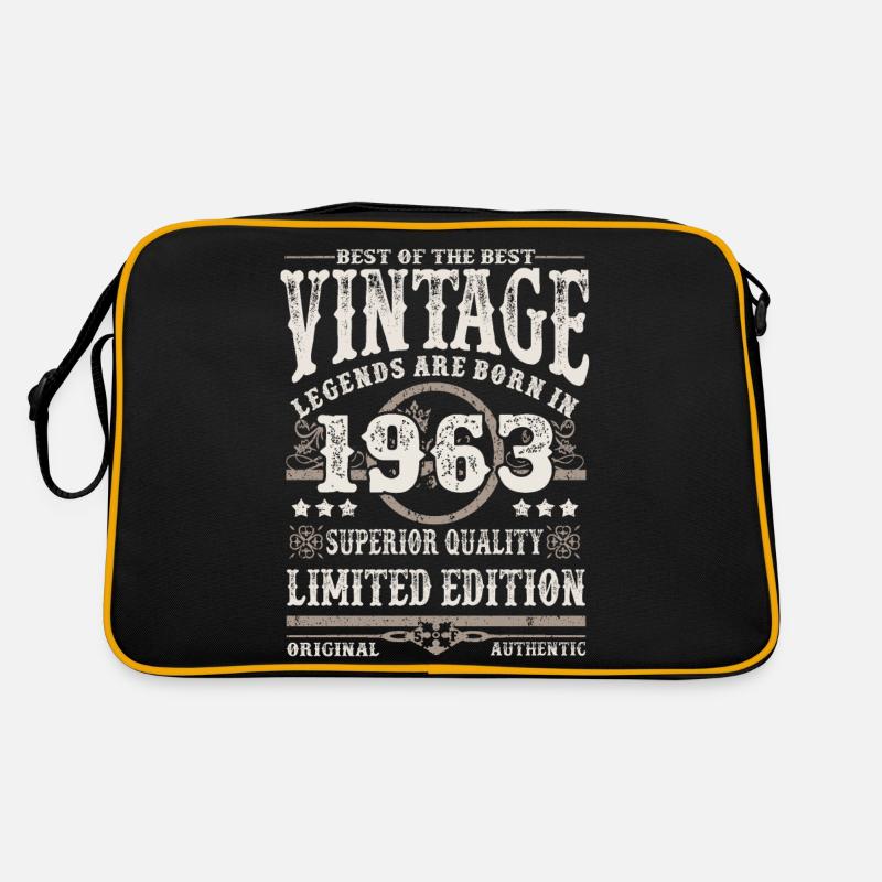 Legenden werden 1963 geboren Retro Tasche