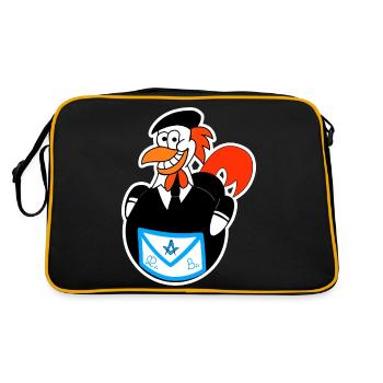Rite Français - Chaîne Youtube Hervé H.LECOQ - Sac Retro - noir/or - Dos