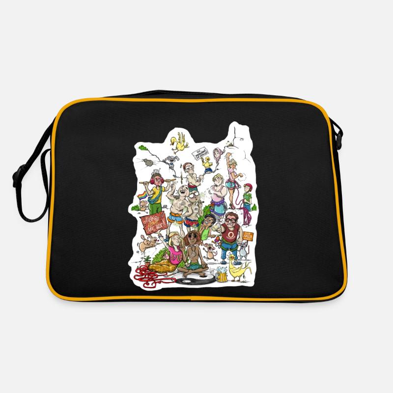 Diversity Klemmkleil Cover 2022 - Retro Bag - black/gold