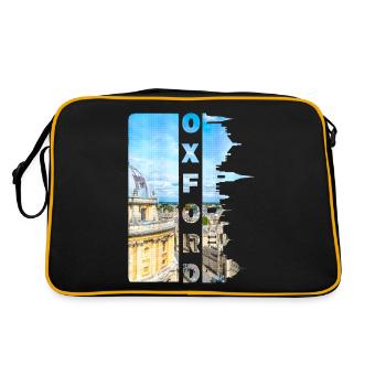 Oxford England UK City Skyline University Home - Retro Bag - black/gold - Back