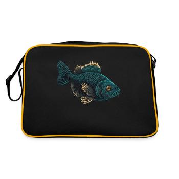 Fly Fisher - Retro Bag - black/gold - Back