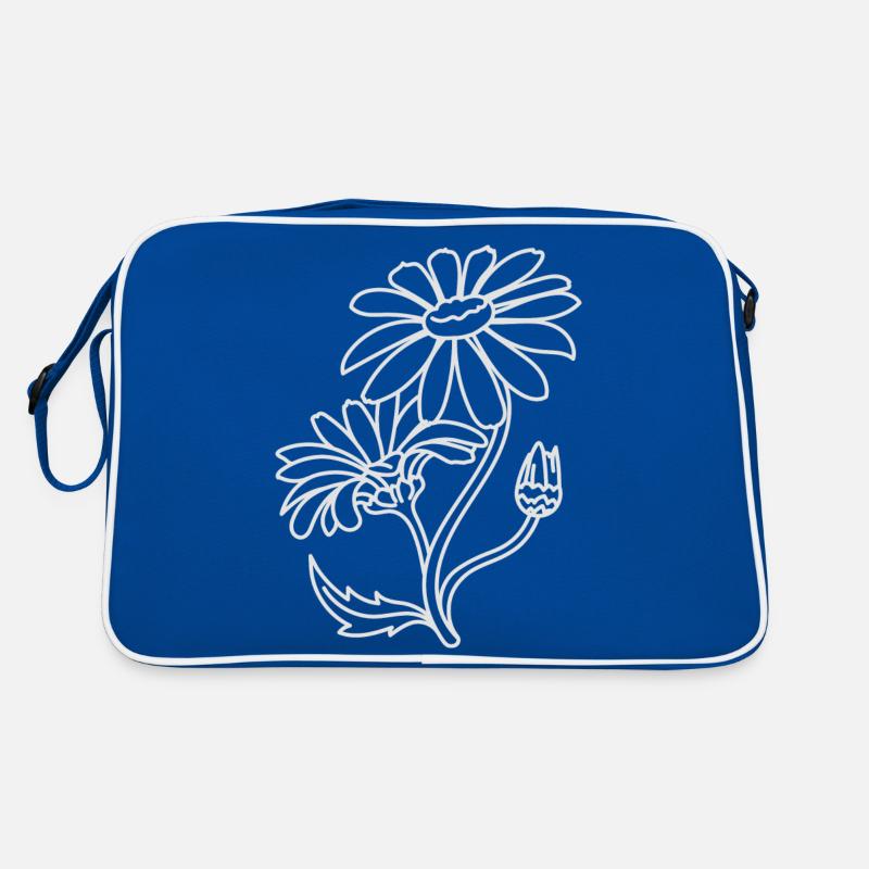Einfache Gänseblümchen Retro Tasche