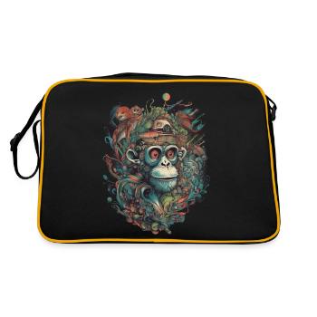 Trippy Monkey - Retro Bag - black/gold - Back