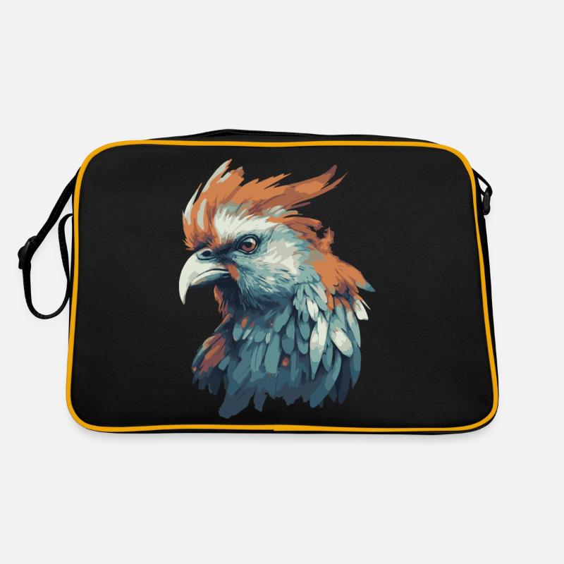 Bird - Retro Tasche - Schwarz/Gold