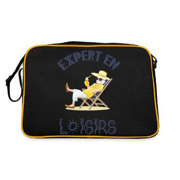 Expert en loisirs - Sac Retro - noir/or - Dos