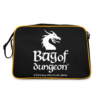 Bag of Dungeon: Official Logo - Retro Bag - black/gold - Back