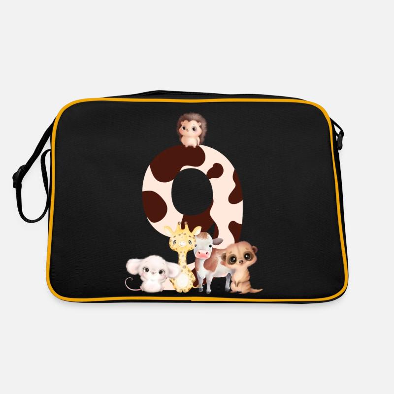 9th Anniversary - Ninth Anniversary Animals Retro Bag