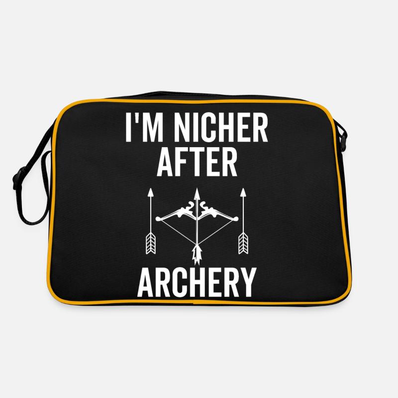 Archer Bowhunter I'm Nicher After Archery Target Sac Retro