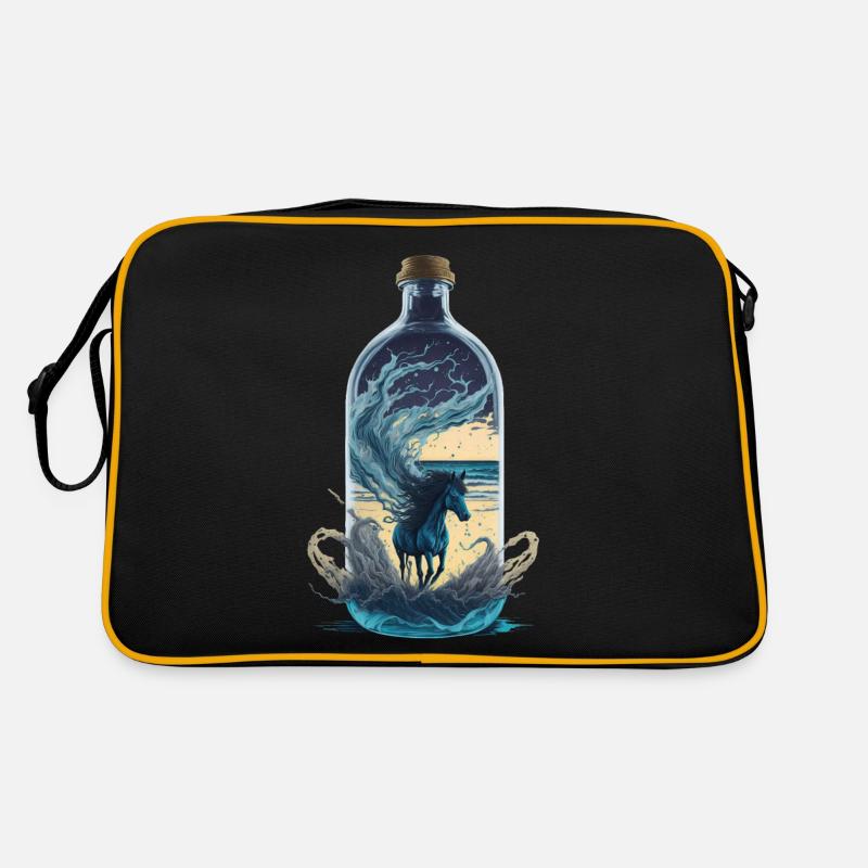 Bouteille de cheval Sac Retro