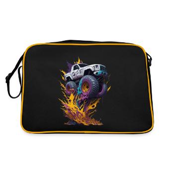 Monster truck - Sac Retro - noir/or - Dos
