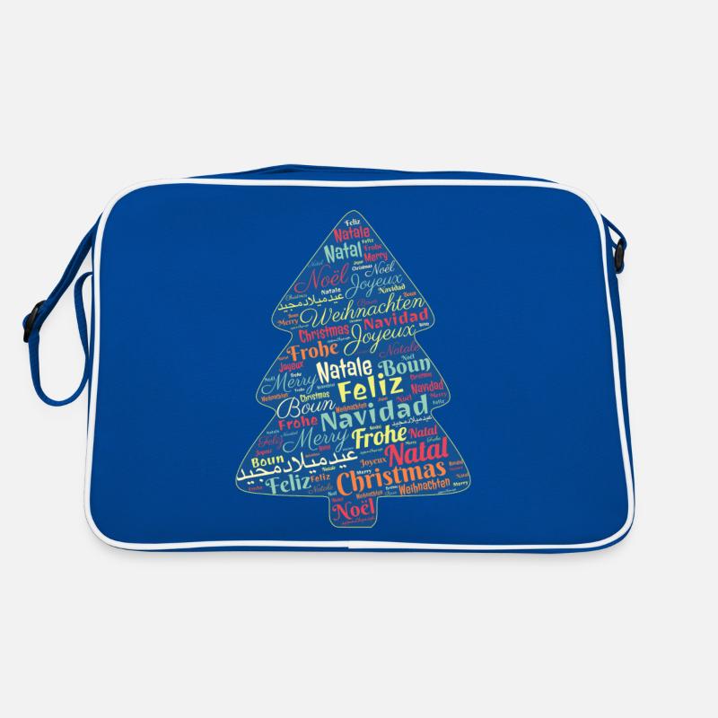 Weihnachten lustiger Spruch Retro Tasche