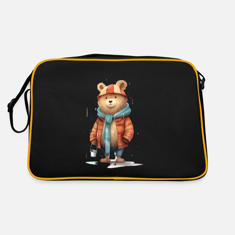1 - Sac Retro - noir/or