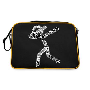 Dabbin - Sac Retro - noir/or - Dos