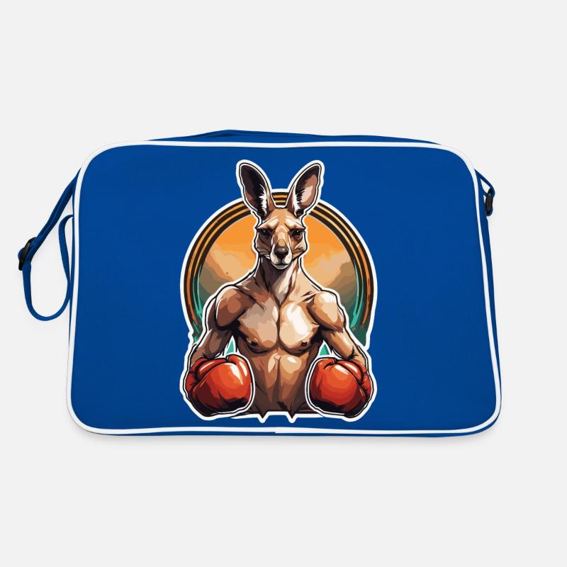 Känguru / Tier / Australien / Beuteltier / Outback Retro Tasche