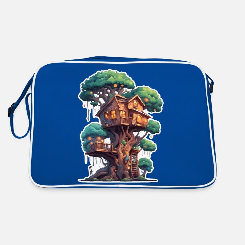 Cabane dans les arbres / Cime des arbres / Cabane dans les arbres / Aventure Sac Retro
