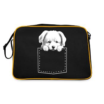 Puppy Puppy Dog Bag - Sac Retro - noir/or - Dos