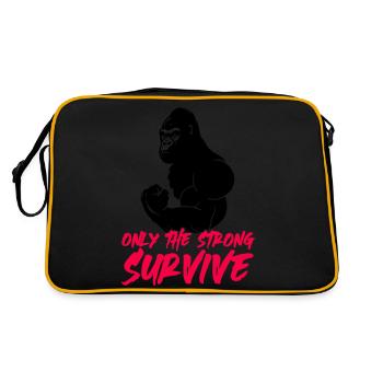 Gorille Fort 1 - Sac Retro - noir/or - Dos