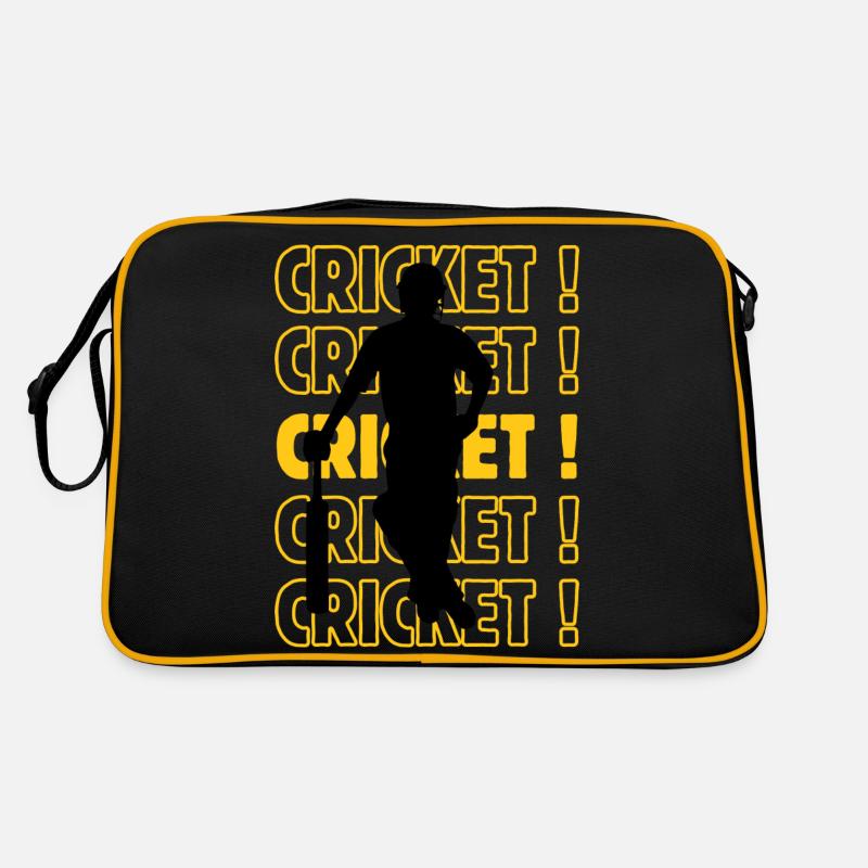 Cricket cricket cricket - Retro Bag - black/gold
