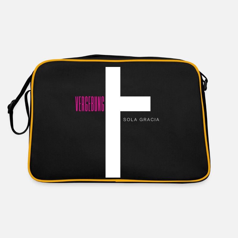 Vergebung Front Retro Tasche