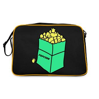 Maïs soufflé 02 - Sac Retro - noir/or - Dos